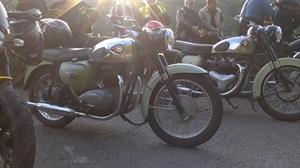 Another pair.  This time two BSA 'A' series twins with a subtle difference.