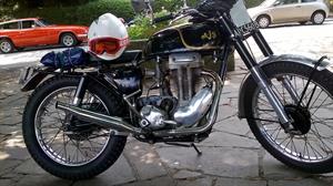 Barry's AJS 16C trials bike with 350cc competition engine.