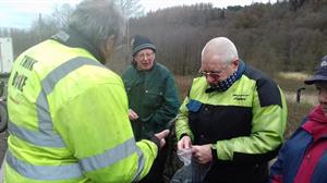 Graham collects the Air Ambulance donations. Bob's comment was that Dick Turpin at least wore a mask!