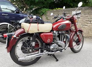 Colin's Ariel Red Hunter 350. First time he had ridden with us.