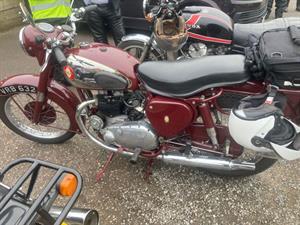 A very pretty 1954 BSA A7.