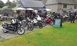 Lots of bikes at Monyash.