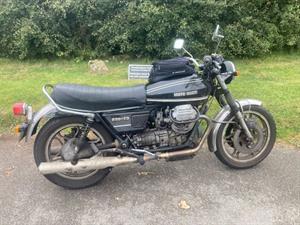 Gordon's trusty Guzzi.