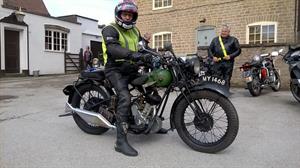 Tony and his 1928 BSA Sloper.